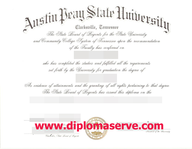 Austin Peay State University degree