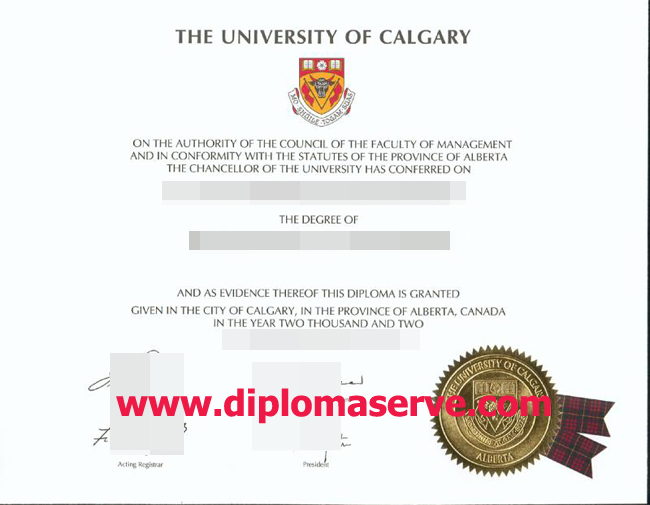 University of Calgary degree