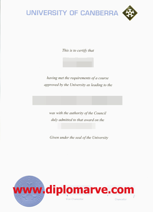 University of Canberra degree
