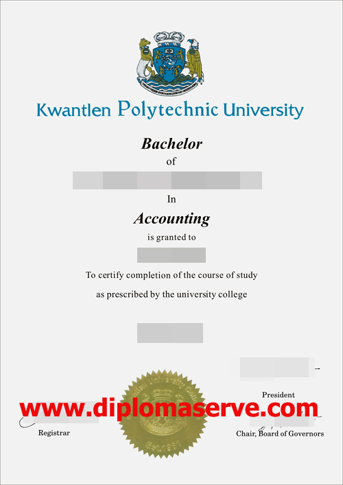 Kwantlen Polytechnic University degree