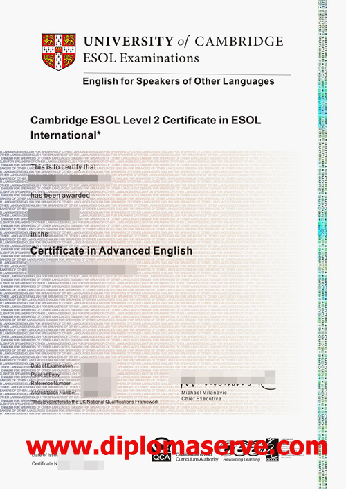 University of cambridge esol examinations