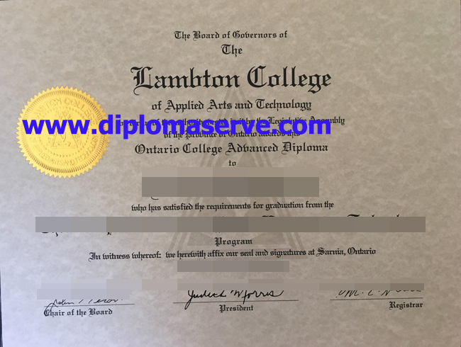 Lambton College degree