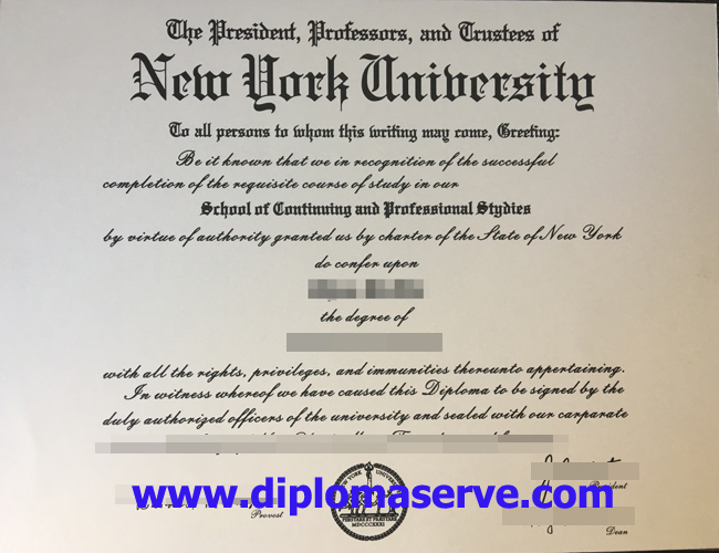 new york university degree