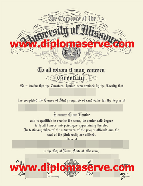 University of Missouri degree