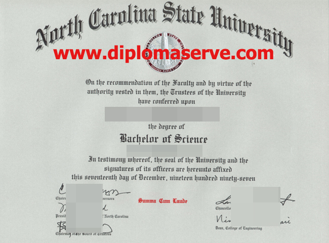 North Carolina State University degree